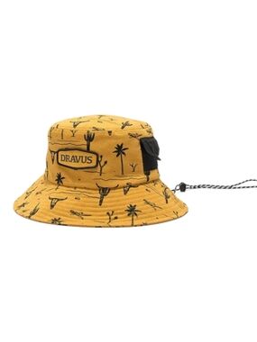 Dravus Yellow Desert Print Bucket Hat